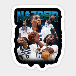 Vintage Naz Reid Retro Sticker